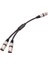 Pin Xlr Dişi - Çift Xlr Erkek Y Ayırıcı Kablo, Xlr Ayırıcı Kablo, Mikrofon Ayırıcı Kablosu Ses Adaptörü, 50CM, A (Yurt Dışından) 2