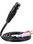 1.5m/5ft Stereo Ses Ayırıcı Yama Y Kablo Kablosu 1 Xlr Dişi - 2 Rca Erkek Fiş (Yurt Dışından) 1