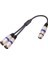 3 Pin Xlr Dişi - Çift Xlr Erkek Y Ayırıcı Kablo, Xlr Ayırıcı Kablo, Mikrofon Ayırıcı Kablo Ses Adaptörü, 50CM, B (Yurt Dışından) 3