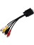 Pc Video Için Tv S-Video Rca Çıkış Kablosuna VGA Adaptörü (Yurt Dışından) 4