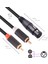 Pin Xlr Dişi - Çift Rca Erkek Y Splitter Kablosu, Mikser Amplifikatör Ses Kablosu, Stereo Ses Ara Bağlantı Kablosu, 3 Metre (Yurt Dışından) 3