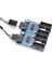 Anakart USB 2.0 9pin Başlık 1 Ila 4 Uzatma Hub Splitter Adaptörü Dönüştürücü 30CM 9-Pin Dahili Kablo (Yurt Dışından) 5