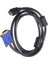 1.8 M Mavi Hdtv HDMI Pc Tv Df Için VGA HD15 Erkek Adaptör Kablosu Dönüştürücü (Yurt Dışından) 3