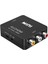 Rca'dan Hdmı'ya Av'dan Hdmı'ya Dönüştürücü 1080P Mini Rca Cvbs Video Ses Dönüştürücü Adaptör Pal/ntsc Tv/pc/ Ps3/ Stb/xbox Vhs Için (Yurt Dışından) 1