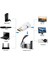 1080P HDMI Erkek - VGA Dişi Adaptör Video Dönüştürücü, Ses Çıkışı N3 Beyaz (Yurt Dışından) 4