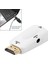 1080P HDMI Erkek - VGA Dişi Adaptör Video Dönüştürücü, Ses Çıkışı N3 Beyaz (Yurt Dışından) 5
