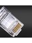 50 Adet Cat6 RJ45 Konektörü Utp Kablo Ethernet Jakı 8P8C Ağ Cat 6 Modüler Fişler 6.5mm RJ45 Kapaklı (Yurt Dışından) 5