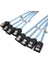 Sas Kablosu Sata Kablosu Yüksek Hızlı 6 Gbps 4 Bağlantı Noktası/set Sunucu Için Yüksek Kalite 0,5 Metre (Yurt Dışından) 3