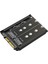 2'si 1 Arada M.2 Nvme SSD ve B Anahtarı/b&m Anahtarı Ssd'den SFF-8639 U.2'ye Çerçeve Braketi ile - Msata Ssd'yi 7 mm 2,5 Inç Sata Sürücüsü Olarak Tutun (Yurt Dışından) 1