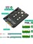 2'si 1 Arada M.2 Nvme SSD ve B Anahtarı/b&m Anahtarı Ssd'den SFF-8639 U.2'ye Çerçeve Braketi ile - Msata Ssd'yi 7 mm 2,5 Inç Sata Sürücüsü Olarak Tutun (Yurt Dışından) 4