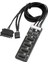 9pin USB Başlık Ayırıcı, Sata Güç Kablolu USB 2.0 Başlık Ayırıcı, Cpu/rgb Işık/yazıcı Için Dahili USB Hub (Yurt Dışından) 1