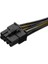 Pin - 2 x Pcıe 8 (6+2) Pin Grafik Kartı Pcı-E Express VGA Ayırıcı Güç Uzatma Kablosu (2 Paket) (Yurt Dışından) 2