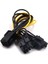 Pin - 2 x Pcıe 8 (6+2) Pin Grafik Kartı Pcı-E Express VGA Ayırıcı Güç Uzatma Kablosu (2 Paket) (Yurt Dışından) 4