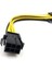 Pin - 2 x Pcıe 8 (6+2) Pin Grafik Kartı Pcı-E Express VGA Ayırıcı Güç Uzatma Kablosu (2 Paket) (Yurt Dışından) 5