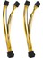 2 Adet Cpu 8pin Kadın 1 Ila 2 Erkek 4 + 4pin Y Splitter Güç Uzatma Kablosu Kablosu 18AWG 20 cm (Yurt Dışından) 1