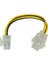 1 Adet 20 cm 4 Pin Güç Atx 4 Pin Erkek - Dişi Pc Cpu Güç Kaynağı Uzatma Kablosu 4 Pin Konnektör Adaptörü Anakart Için (Yurt Dışından) 2