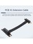 Pcıe X1 Yükseltme Kablosu Çift 90 Derece Sağ Açı Pcıe 3.0 X1 - X1 Uzatma Kablosu 8 Gbps Pcı Express 1x Yükseltme Kartı - 10 cm (Yurt Dışından) 3