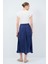 Beli Lastikli Piliseli Midi Etek Indigo 12745148000 5