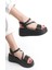 Kadın Hafif Rahat 6 cm Platform Topuklu Eva Taban Sandalet 4010-123-0001 3