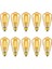 10 Adet 4 Watt Amber Işık Kaliteli Rustik Ampul, 300 Lümen 4 Watt 25000K Amber Işık LED Rustik Ampul 2