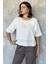 Kurdele Detaylı Kadın Keten Bluz P-00017695 2