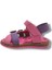 1738-20 Anatomik 3 Çiçekli Tek Cırtlı Kız Çocuk Sandalet Pembe MOR21-25 3