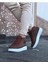 HS032 Taba Bağcıklı Sneakers Yarım Bilek Bot 3