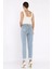 Paça Püskül Detaylı Kadın Jean Kot Pantolon P-00017703 4