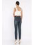 Kadın Kemer Detaylı Mom Jean Kot Pantolon P-00015008 3