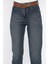 Kadın Kemer Detaylı Mom Jean Kot Pantolon P-00015008 4