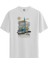 Ocean Soul - %100 Pamuklu Erkek Beyaz Tişört - Premium Quality 1