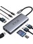 ITPC-10TX Type-C Hub + HDMI 4K 60HZ+Ethernet RJ45 1000MBPS+2XUSB3.0 +PD100W+SD +Tf 3.0 +Data + Audio Çoklayıcı Aluminyum Kasa 5
