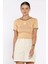 Bisiklet Yaka Nakış Detaylı Likralı Kadın Triko Bluz P-00009103 2