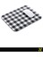 Siyah Ekose Pötikare Desenli Ergonomik Mouse Pad - 23 x 19 cm - Kaymaz Taban Ev ve Ofis Kullanımı Fare Altlığı Mousepad 3