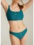 Çıtçıtlı Bikini Alt - Mavi 1