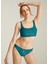 Çıtçıtlı Bikini Alt - Mavi 2