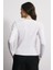 V Yaka Düğümlü Uzun Kol T-Shirt 4