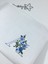 Majestic Blooms - Mavi Monogram Harfli Portföy Çanta 3