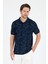 Erkek Polo Yaka Desenli T-Shirt – %95 Pamuk %5 Elastan – Şık, Esnek ve Rahat Kısa Kollu Tişört 0033 1