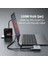 ITPC-06TX Type-C HDMI 4K 30Hz + VGA + USB 3.0 + Pd 100W Çoklayıcı | Type-C 3.0 Bağlantılı Cihazlar Için | Alüminyum Kasa | Tak Çalıştır | Ev, Ofis, Konferans ve Sunum Kullanımı Için Uygun 3