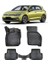 Volkswagen Golf 8 Otomatik 3D Siyah Havuzlu Paspas 2021 ve Sonrası 1