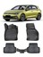 Volkswagen Golf 8 Manuel 3D Siyah Havuzlu Paspas 2021 ve Sonrası 1