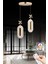 LED Alfa 2'li Gold Kumandalı 3 Renk Ledli Kristal Taşlı Modern LED Avize 1