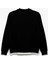 Uzun Kollu Şardonlu Kumaş Detaylı Bisiklet Yaka Sweatshirt 4