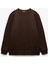 Pamuklu Uzun Kollu Bisiklet Yaka Erkek Basic Sweatshirt 3