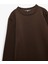 Pamuklu Uzun Kollu Bisiklet Yaka Erkek Basic Sweatshirt 5