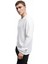 Pamuklu Uzun Kollu Dokulu Basic Bisiklet Yaka Sweatshirt 2