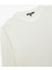 Pamuklu Uzun Kollu Dokulu Basic Bisiklet Yaka Sweatshirt 5