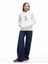 Üç Iplik Şardonlu Nakış Detaylı Kanguru Cepli Kapüşonlu Sweatshirt 2
