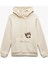 Kapüşonlu Şardonlu Kedi Nakış Detaylı Kanguru Cepli Sweatshirt 3
